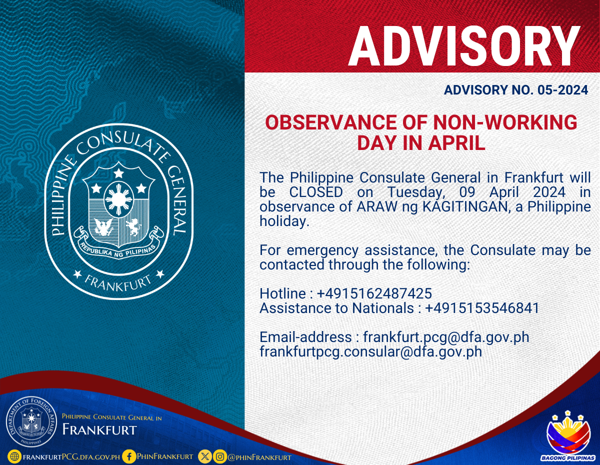 2024.04.08 - Advisory No. 05-2024 - Observance of Non-Working Day in April 2024