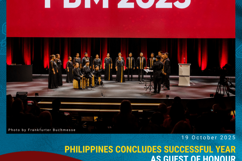 Philippines Concludes sucessful year as guest of honour at the 77th frankfurt bookfair