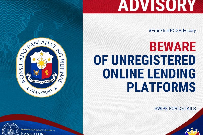 Beware of Unregistered Online Lending Platforms