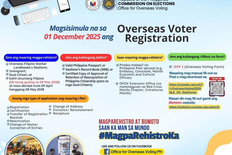 Overseas Voting Registration now Open!