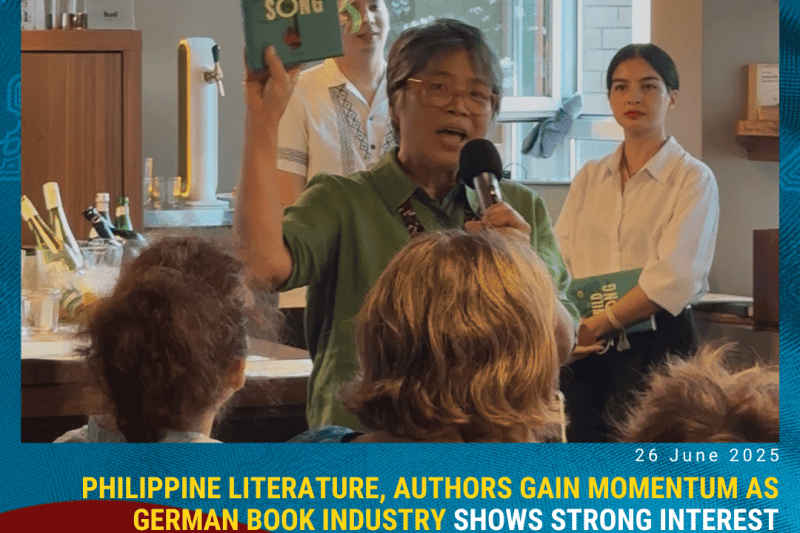 PHILIPPINE LITERATURE, AUTHORS GAIN MOMENTUM AS GERMAN BOOK INDUSTRY SHOWS STRONG INTEREST AHEAD OF FRANKFURT BOOK FAIR 2025