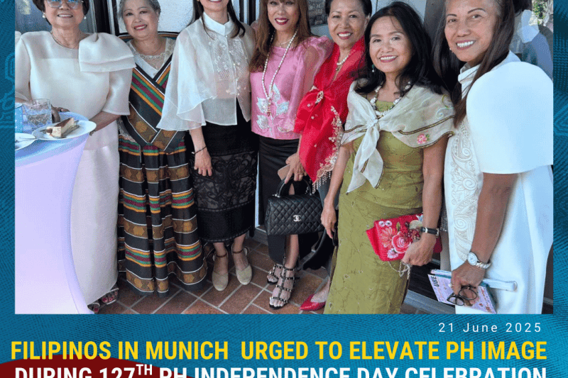 FILIPINOS IN MUNICH URGED TO ELEVATE PH IMAGE DURING 127th PH INDEPENDENCE DAY CELEBRATION