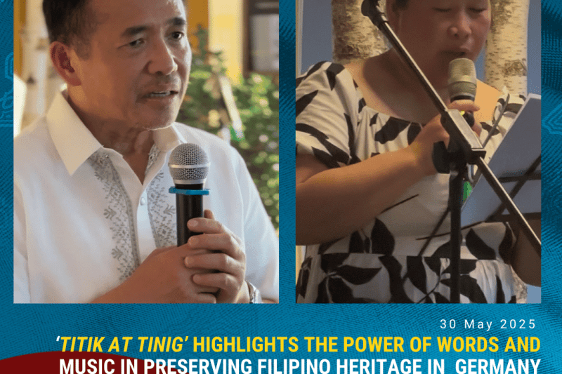 ‘TITIK AT TINIG’ HIGHLIGHTS THE POWER OF WORDS AND MUSIC IN PRESERVING FILIPINO HERITAGE IN GERMANY