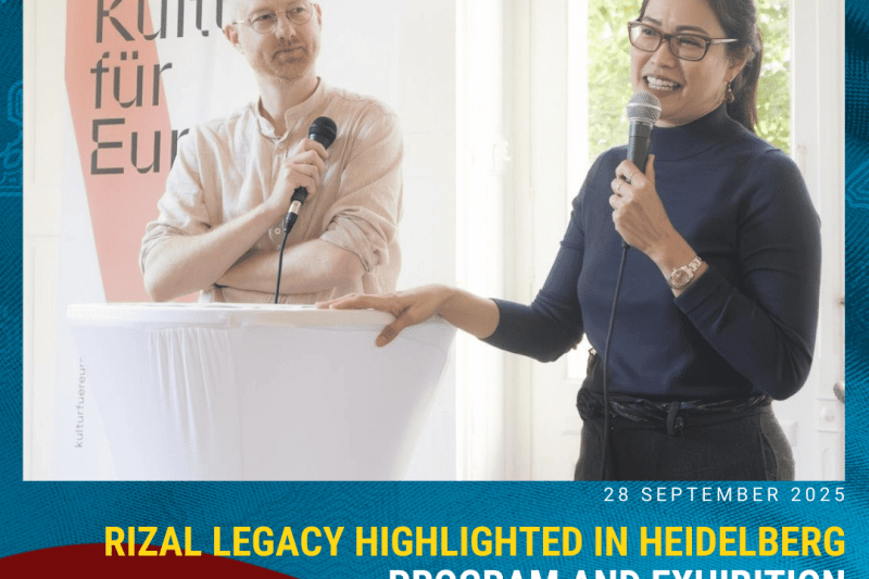 Rizal Legacy Highlighted in Heidelberg Program and Exhibition
