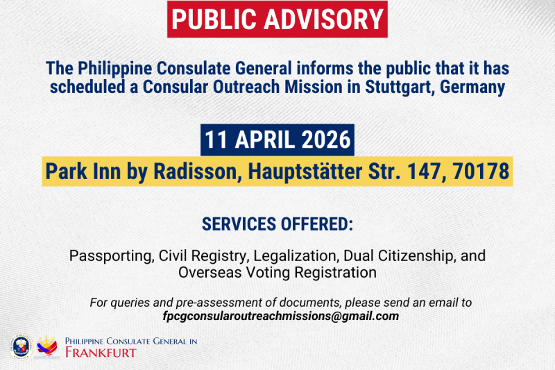 2026 Consular Outreach Mission in Stuttgart, Germany