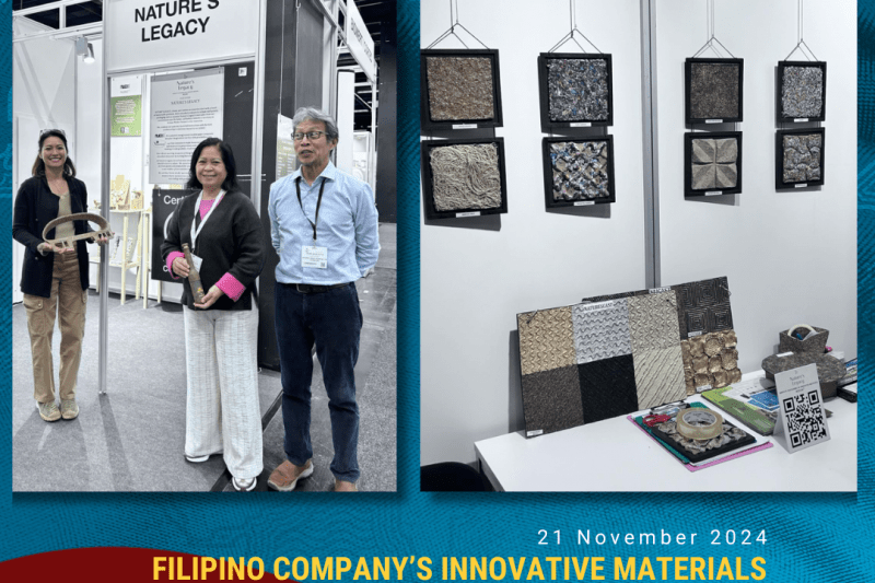 Filipino Company’s Innovative Materials Attract Interest at Cologne Conference on Sustainable Materials