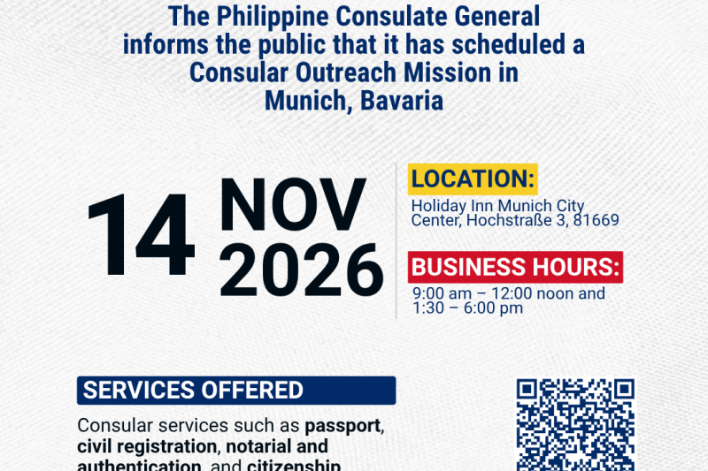 2026 Consular Outreach Mission in Munich, Bavaria